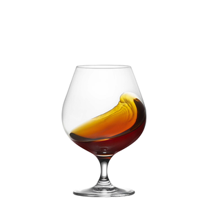 RONA City Brandy Glass 23 oz., Table Effect