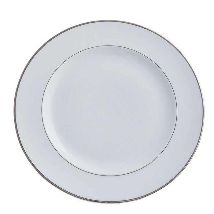 Double Platinum Rim Salad / Dessert Plate